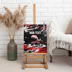 Personalized Dolphins Canvas Wall Art Graffiti Grunge Abstract Urban Street Style Design