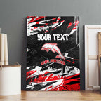 Personalized Dolphins Canvas Wall Art Graffiti Grunge Abstract Urban Street Style Design