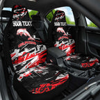 Personalized Dolphins Car Seat Cover Graffiti Grunge Abstract Urban Street Style Design