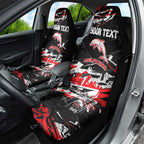 Personalized Dolphins Car Seat Cover Graffiti Grunge Abstract Urban Street Style Design