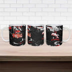 Personalized Dolphins Ceramic Mug Graffiti Grunge Abstract Urban Street Style Design