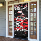 Personalized Dolphins Door Cover Graffiti Grunge Abstract Urban Street Style Design