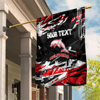 Personalized Dolphins Garden Flag Graffiti Grunge Abstract Urban Street Style Design