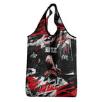 Personalized Dolphins Grocery Bag Graffiti Grunge Abstract Urban Street Style Design