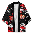 Personalized Dolphins Kimono Graffiti Grunge Abstract Urban Street Style Design