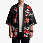 Personalized Dolphins Kimono Graffiti Grunge Abstract Urban Street Style Design