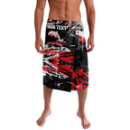 Personalized Dolphins Lavalava Graffiti Grunge Abstract Urban Street Style Design
