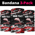 Personalized Dolphins Neck Gaiter Graffiti Grunge Abstract Urban Street Style Design
