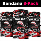 Personalized Dolphins Neck Gaiter Graffiti Grunge Abstract Urban Street Style Design