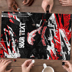 Personalized Dolphins Puzzle Graffiti Grunge Abstract Urban Street Style Design