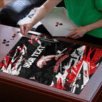 Personalized Dolphins Puzzle Graffiti Grunge Abstract Urban Street Style Design