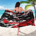 Personalized Dolphins Sarong Graffiti Grunge Abstract Urban Street Style Design