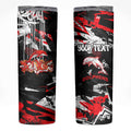 Personalized Dolphins Skinny Tumbler Graffiti Grunge Abstract Urban Street Style Design