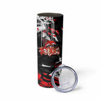 Personalized Dolphins Skinny Tumbler Graffiti Grunge Abstract Urban Street Style Design