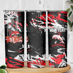Personalized Dolphins Skinny Tumbler Graffiti Grunge Abstract Urban Street Style Design
