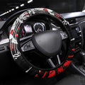 Dolphins Steering Wheel Cover Graffiti Grunge Abstract Urban Street Style Design