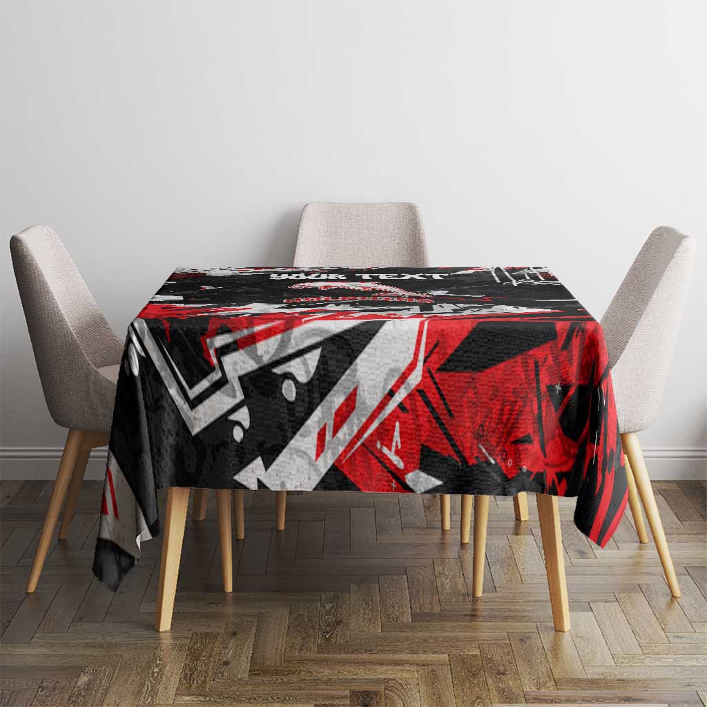 Personalized Dolphins Tablecloth Graffiti Grunge Abstract Urban Street Style Design