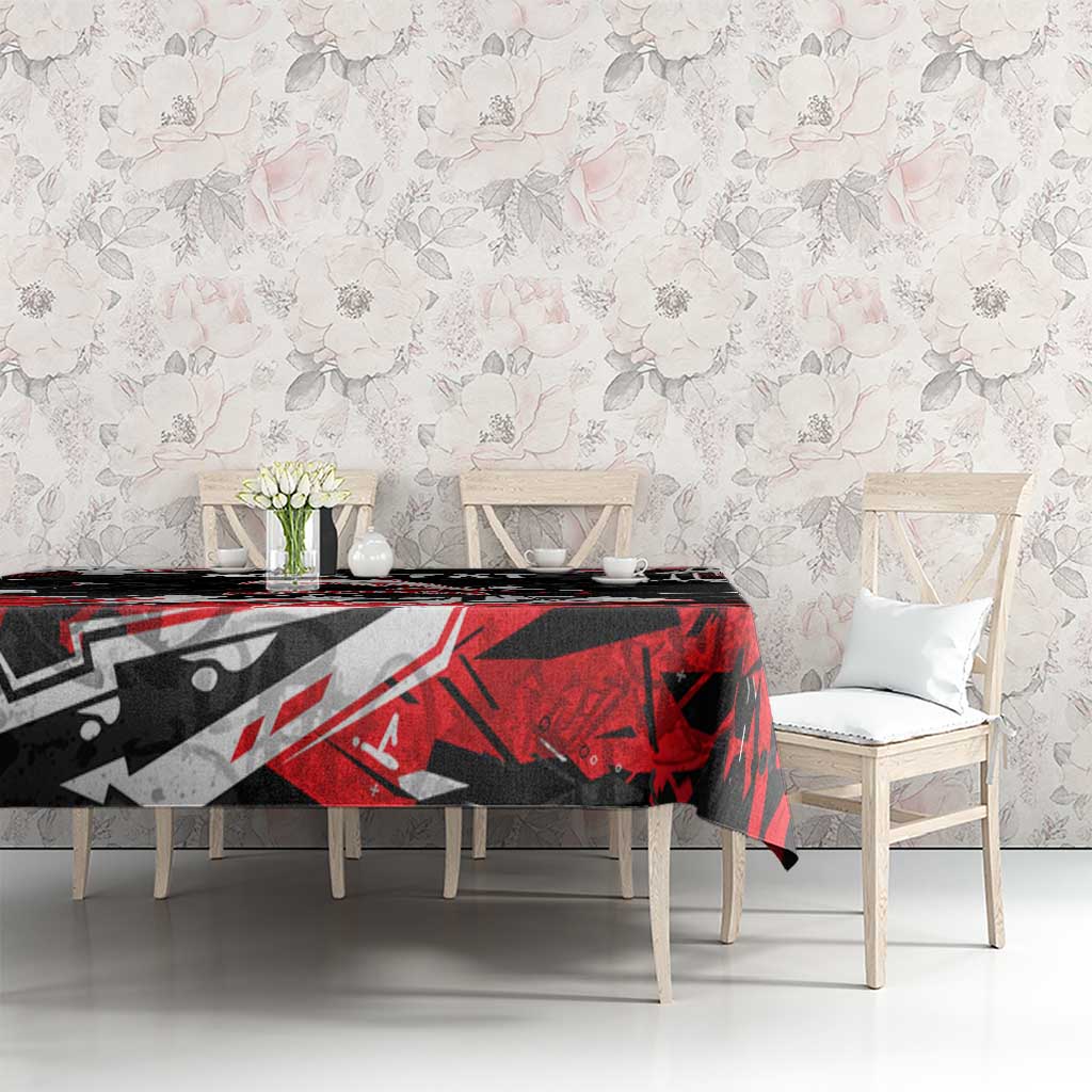 Personalized Dolphins Tablecloth Graffiti Grunge Abstract Urban Street Style Design