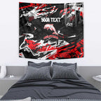 Personalized Dolphins Tapestry Graffiti Grunge Abstract Urban Street Style Design