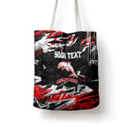 Personalized Dolphins Tote Bag Graffiti Grunge Abstract Urban Street Style Design