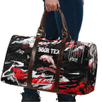 Personalized Dolphins Travel Bag Graffiti Grunge Abstract Urban Street Style Design