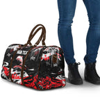 Personalized Dolphins Travel Bag Graffiti Grunge Abstract Urban Street Style Design