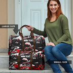 Personalized Dolphins Travel Bag Graffiti Grunge Abstract Urban Street Style Design