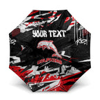 Personalized Dolphins Umbrella Graffiti Grunge Abstract Urban Street Style Design