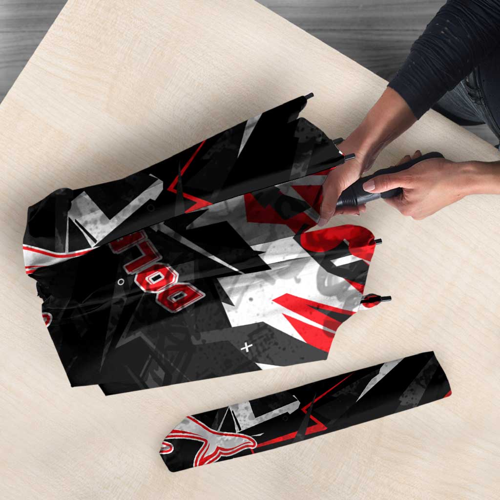 Personalized Dolphins Umbrella Graffiti Grunge Abstract Urban Street Style Design