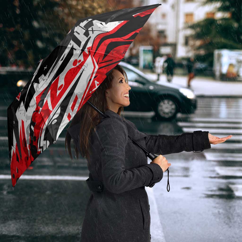 Personalized Dolphins Umbrella Graffiti Grunge Abstract Urban Street Style Design