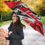 Personalized Dolphins Umbrella Graffiti Grunge Abstract Urban Street Style Design