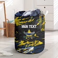 Personalized North Queensland Cowboys Laundry Basket Graffiti Grunge Abstract Urban Street Style Design
