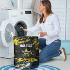 Personalized North Queensland Cowboys Laundry Basket Graffiti Grunge Abstract Urban Street Style Design