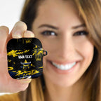 Personalized North Queensland Cowboys AirPods Case Graffiti Grunge Abstract Urban Street Style Design