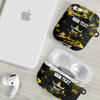 Personalized North Queensland Cowboys AirPods Case Graffiti Grunge Abstract Urban Street Style Design