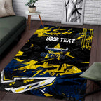 Personalized North Queensland Cowboys Area Rug Graffiti Grunge Abstract Urban Street Style Design