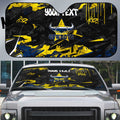 Personalized North Queensland Cowboys Auto Sun Shade Graffiti Grunge Abstract Urban Street Style Design