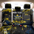 Personalized North Queensland Cowboys Back Car Seat Cover Graffiti Grunge Abstract Urban Street Style Design