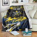 Personalized North Queensland Cowboys Blanket Graffiti Grunge Abstract Urban Street Style Design