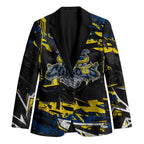 Personalized North Queensland Cowboys Blazer Graffiti Grunge Abstract Urban Street Style Design