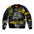 Personalized North Queensland Cowboys Bomber Jacket Graffiti Grunge Abstract Urban Street Style Design