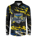 Personalized North Queensland Cowboys Button Sweatshirt Graffiti Grunge Abstract Urban Street Style Design