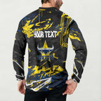 Personalized North Queensland Cowboys Button Sweatshirt Graffiti Grunge Abstract Urban Street Style Design