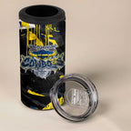 Personalized North Queensland Cowboys 4 in 1 Can Cooler Tumbler Graffiti Grunge Abstract Urban Street Style Design