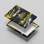 Personalized North Queensland Cowboys Canvas Wall Art Graffiti Grunge Abstract Urban Street Style Design