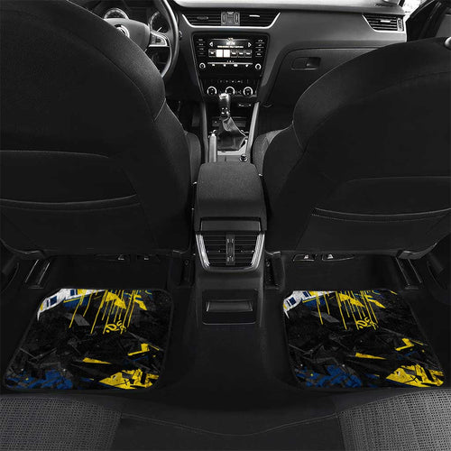 Personalized North Queensland Cowboys Car Mats Graffiti Grunge Abstract Urban Street Style Design