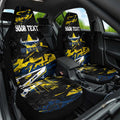 Personalized North Queensland Cowboys Car Seat Cover Graffiti Grunge Abstract Urban Street Style Design