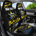 Personalized North Queensland Cowboys Car Seat Cover Graffiti Grunge Abstract Urban Street Style Design