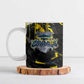 Personalized North Queensland Cowboys Ceramic Mug Graffiti Grunge Abstract Urban Street Style Design