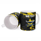 Personalized North Queensland Cowboys Ceramic Mug Graffiti Grunge Abstract Urban Street Style Design